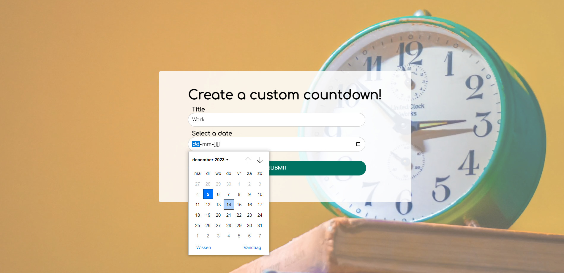 Custom Countdown Generator